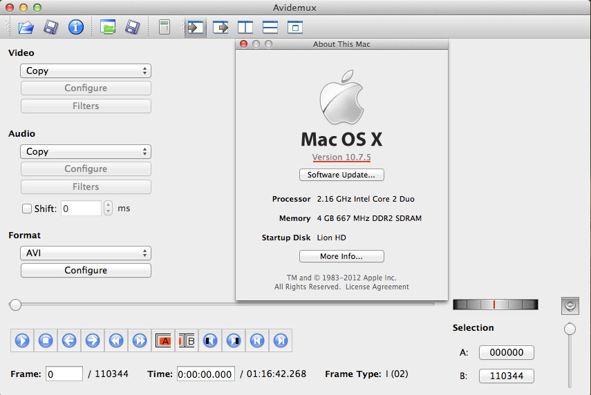 Avidemux 2.5.4 For Mac