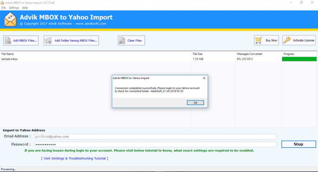 How to import olm to yahoo mail and transfer outlook for mac